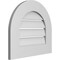 Ekena Millwork Round Top Surface Mount PVC Gable Vent: Functional, w/ 3-1/2"W x 1"P Standard Frame, 20"W x 18"H GVPRT20X1801SF - alternate 4